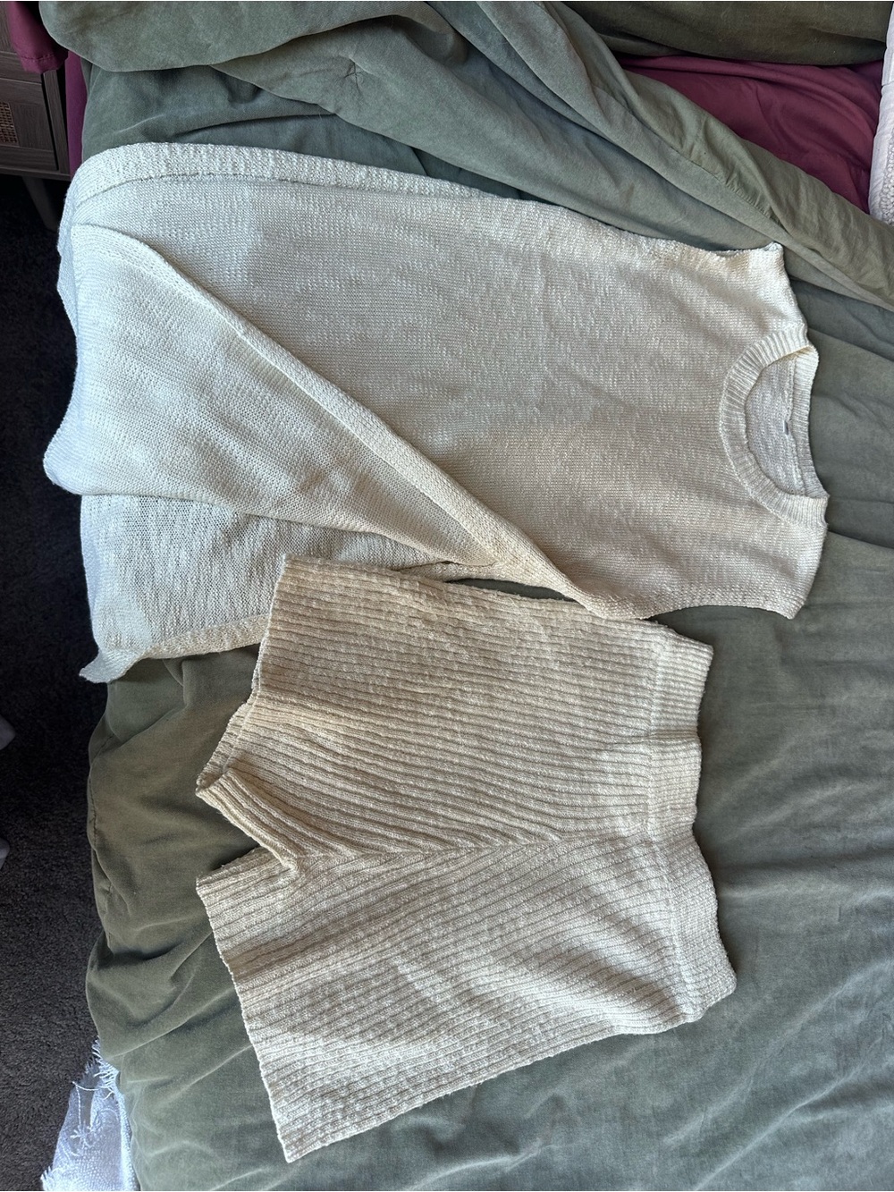 Cream Knit Ribbed Kids Shorts - Cozy Everyday Bottoms